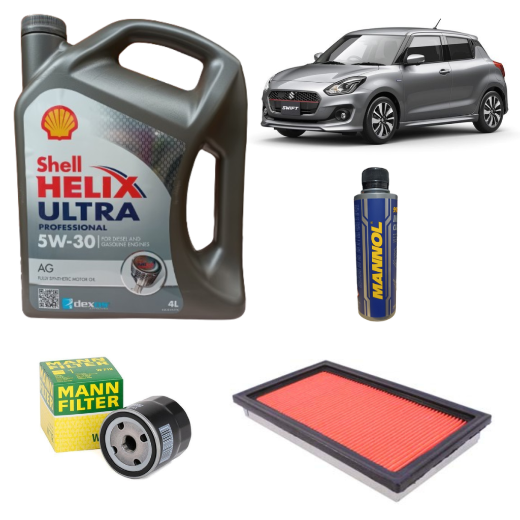 Swifti Shell KIT MANTENCIÓN SUZUKI SWIFT 1.6 2011 - 2018 SHELL 5W30 - LubriemeChile
